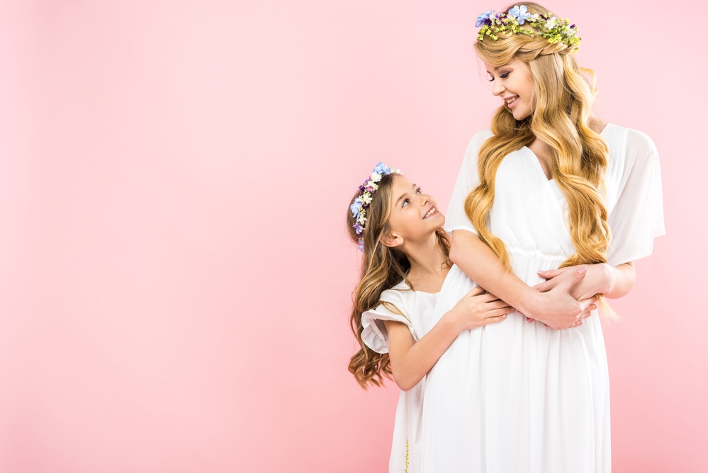 Mother and Daughter dressed up